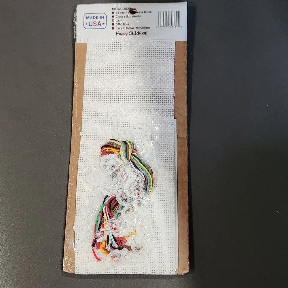 The New Berlin Co. ABC Cross Stitch Bookmark Kit 2184 Count Easy Instructions